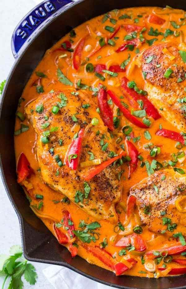 Chicken Curry Recipes Thai
 Thai Chicken Curry with Coconut Milk