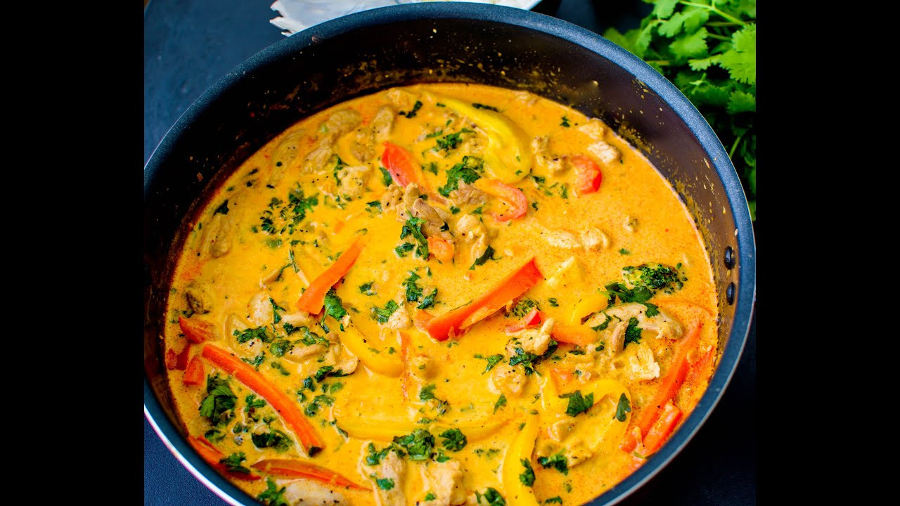 Chicken Curry Recipes Thai
 Thai Red Chicken Curry