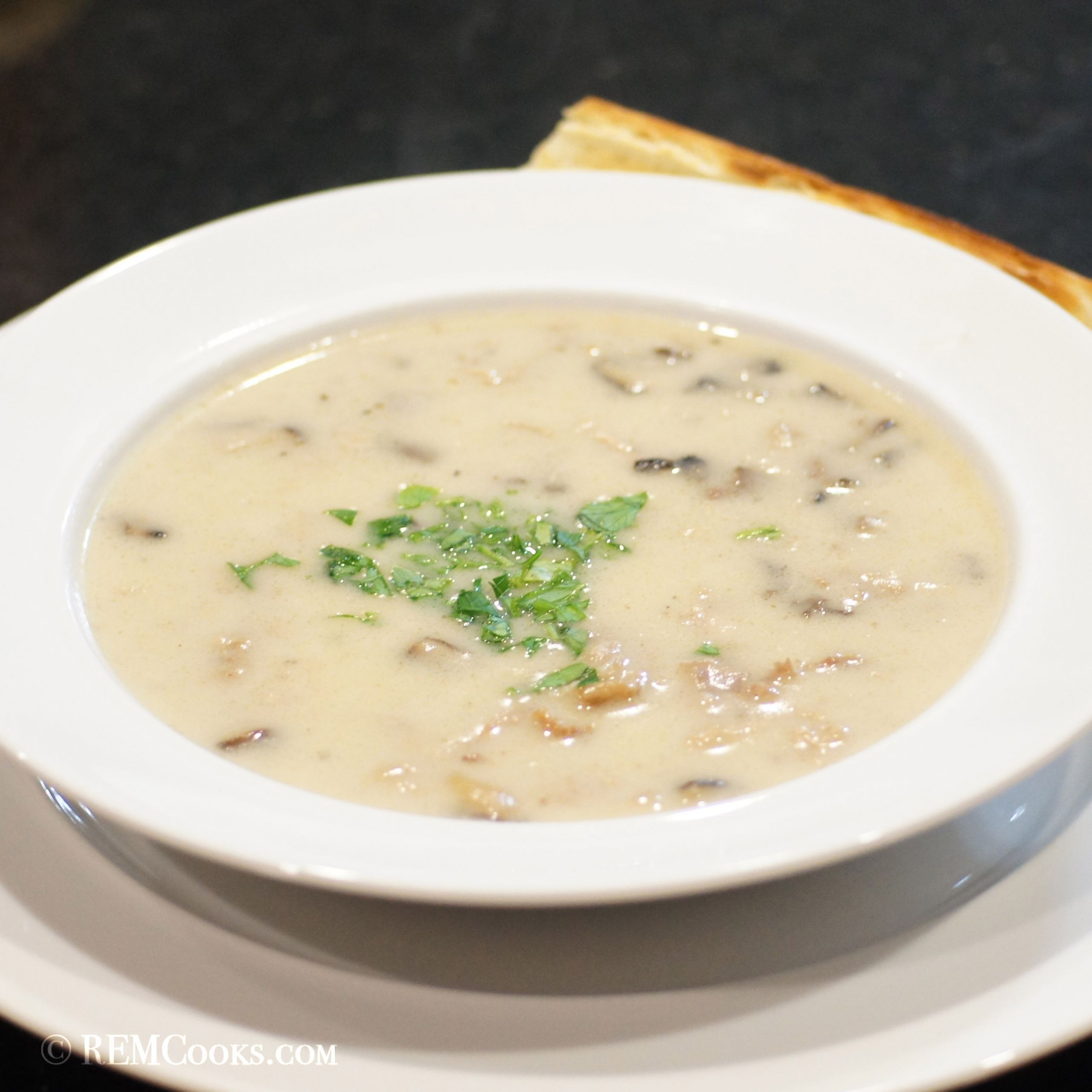 Chicken Soup With Mushrooms
 Cream of Chicken and Mushroom soup