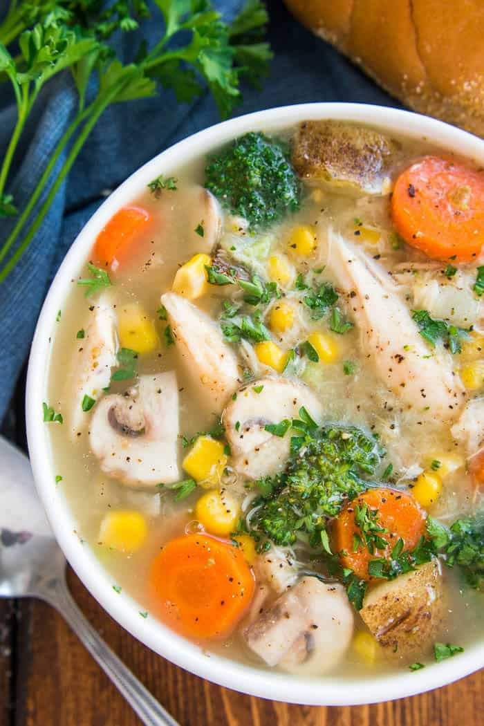 Chicken Soup With Mushrooms
 Chicken Ve able Soup – Lemon Tree Dwelling