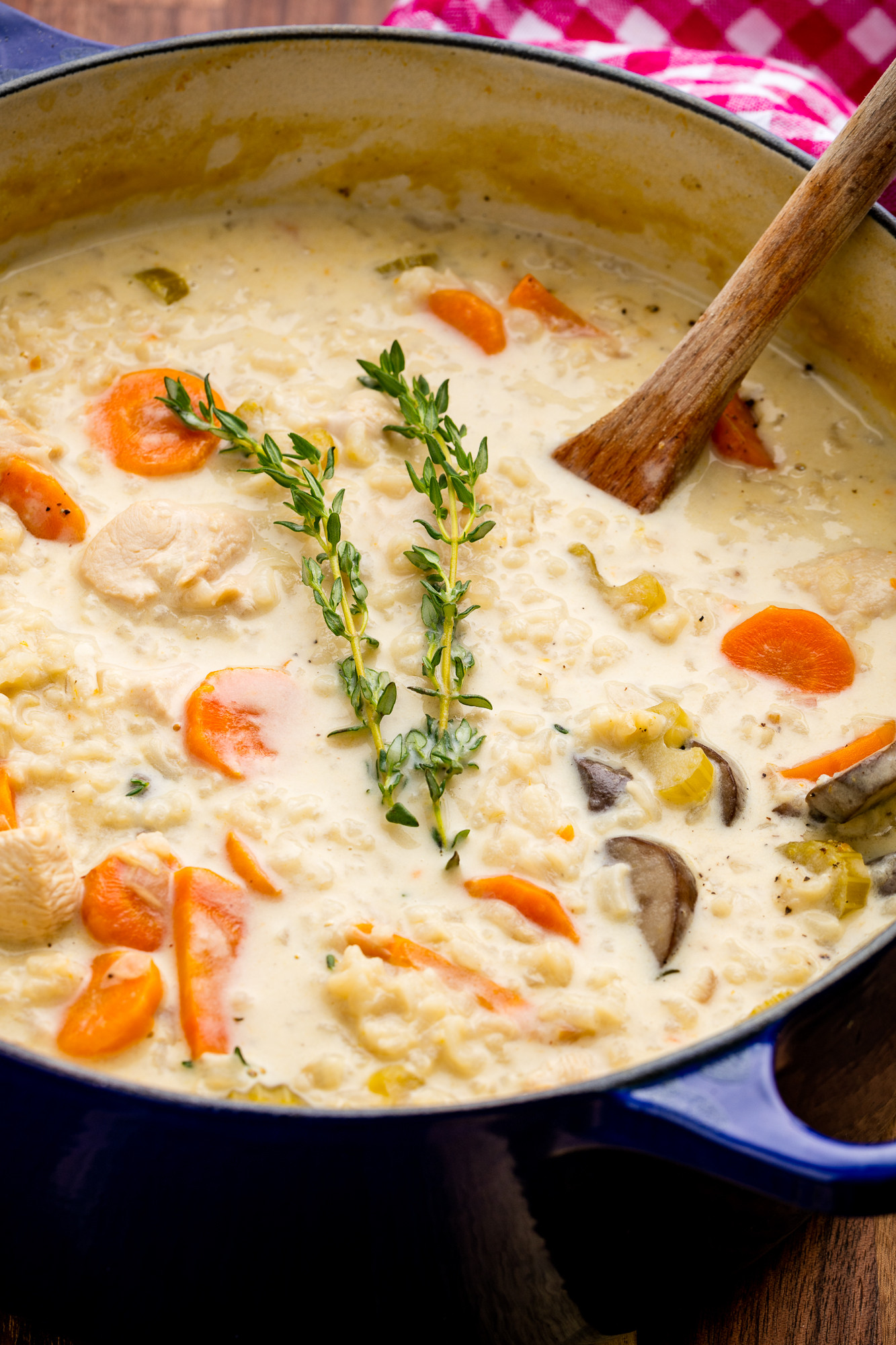 Chicken Soup With Mushrooms
 Creamy Chicken and Mushroom Soup Recipe—Delish