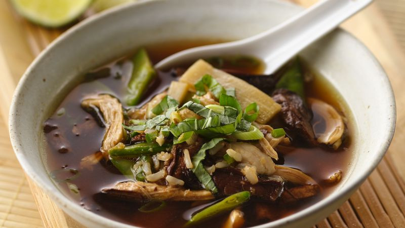 Chicken Soup With Mushrooms
 Asian Mushroom Chicken Soup Recipe BettyCrocker