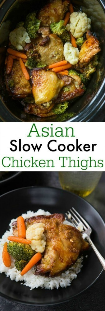 Chicken Thighs In Slow Cooker
 Asian Slow Cooker Chicken Thighs A Zesty Bite