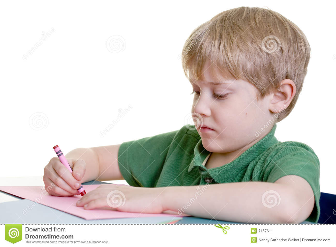 Child Coloring
 A child coloring stock image Image of young paper