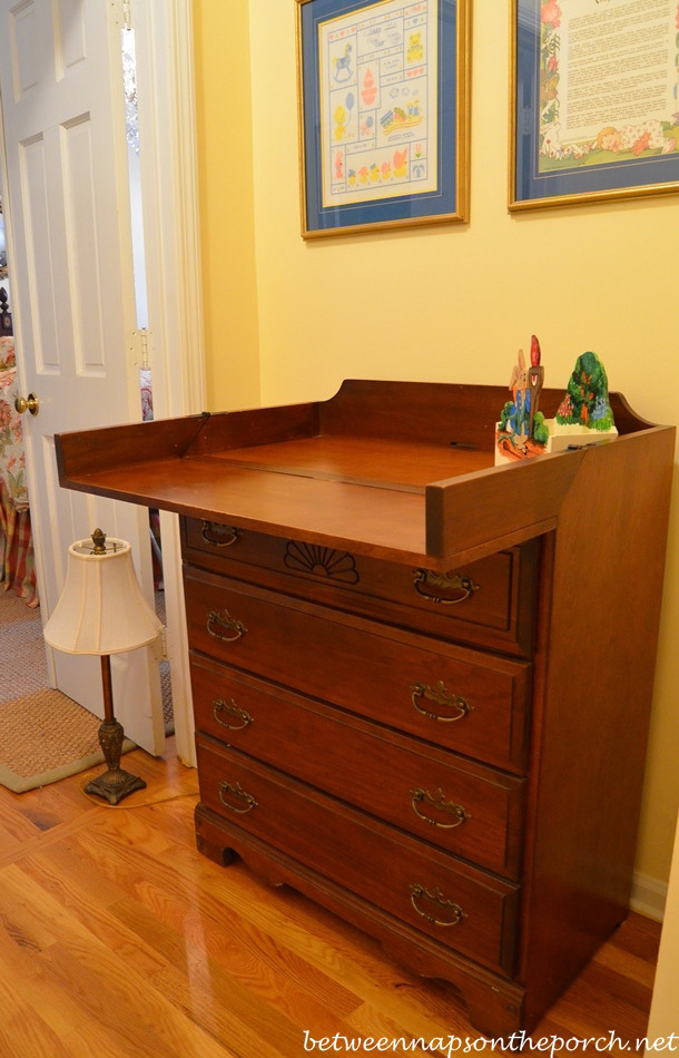 Child Craft Dresser Changing Table
 Mystery Renovation by a Previous Homeowner