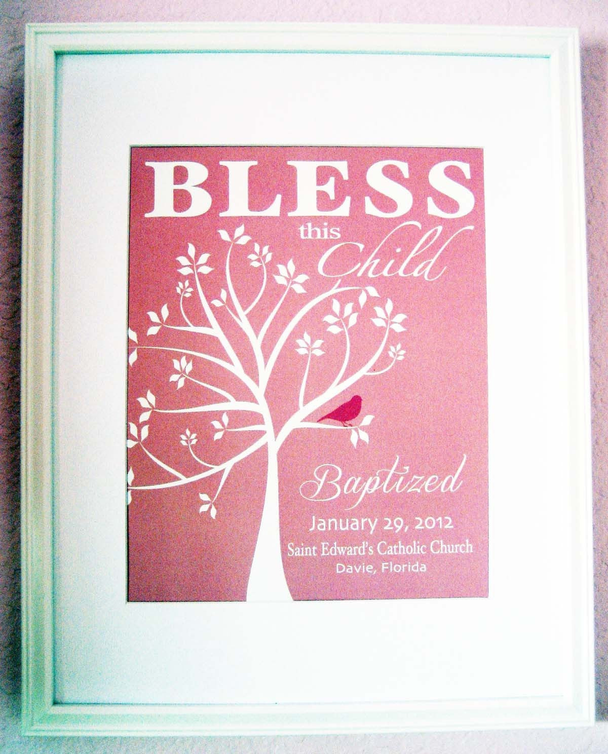 Child Dedication Gifts
 Christening Gift Baptism Gift Baby Girl by KreationsbyMarilyn