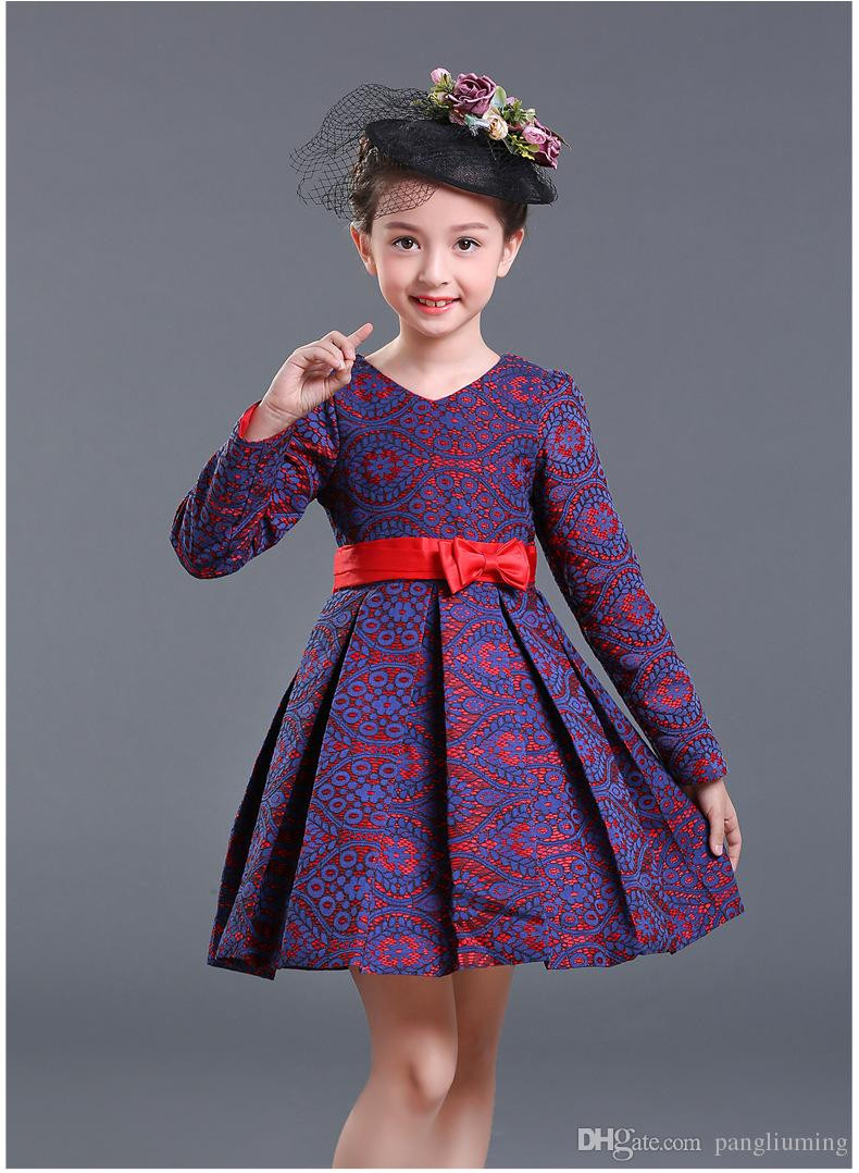 Child Fashion Designers
 2018 New Design Children Winter Dress Kids Clothes