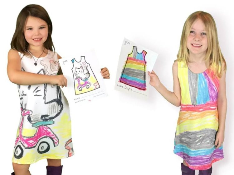 Child Fashion Designers
 pany turns kids drawings into real dresses INSIDER
