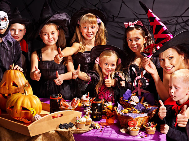 Child Halloween Party
 Halloween 2014 Pumpkins Vectors Posters backgrounds