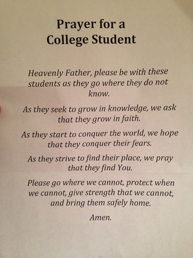 Child Leaving For College Quotes
 Best 25 Prayers for college students ideas on Pinterest