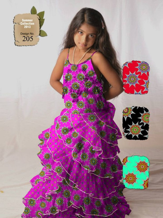 Child Party Dress
 Ajwa Kids Child Summer Lawn Dress Collection 2013 by Al