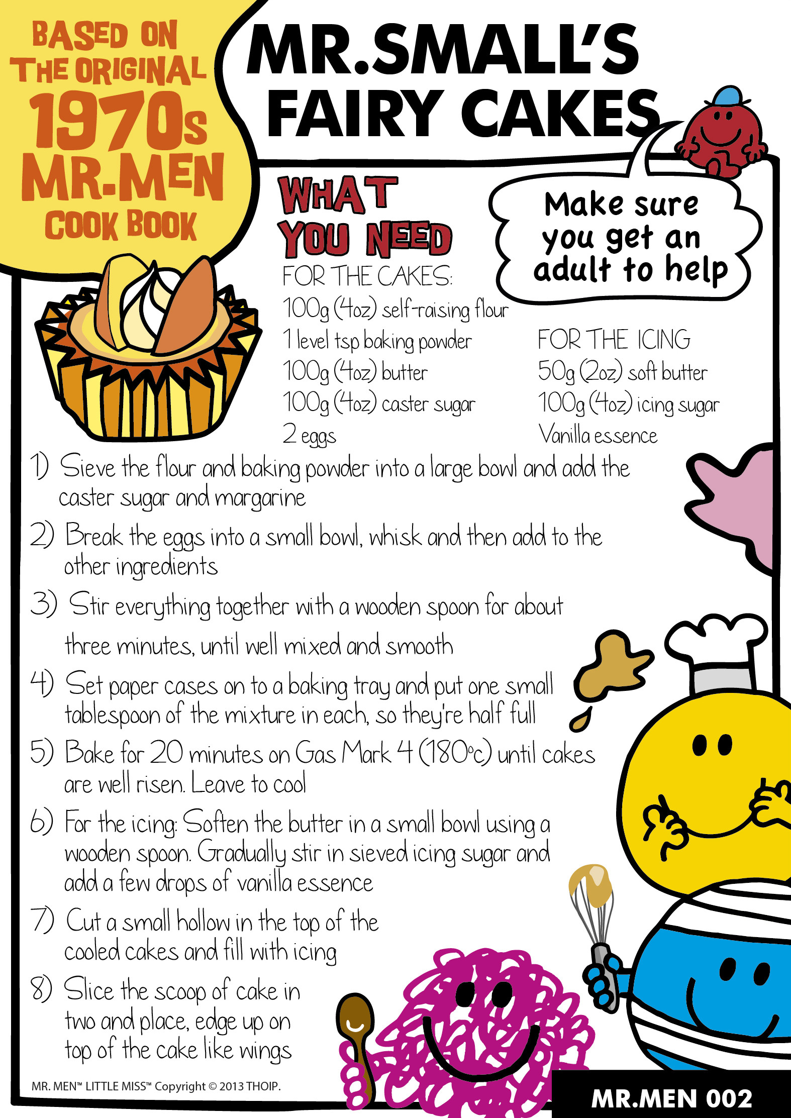 Child Recipes
 Mr Men Themed Baking Ideas In The Playroom