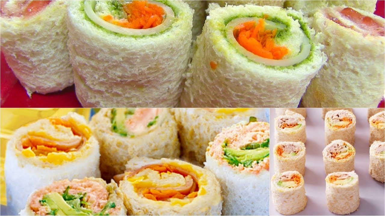 Child Recipes
 Sandwich Rollups Recipe Bread Sushi Recipe Kid s Video
