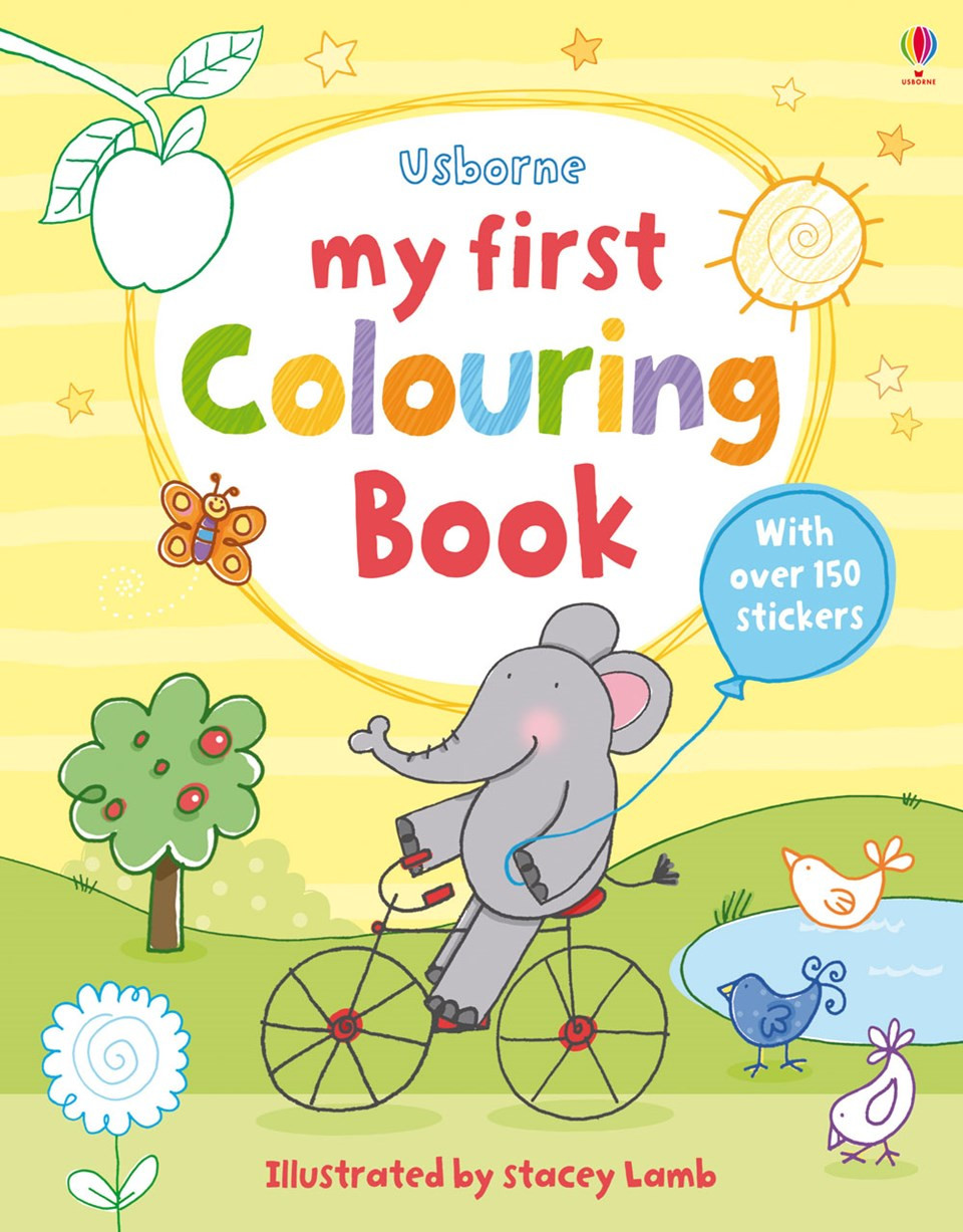 Children Coloring Books
 “My first colouring book” at Usborne Children’s Books