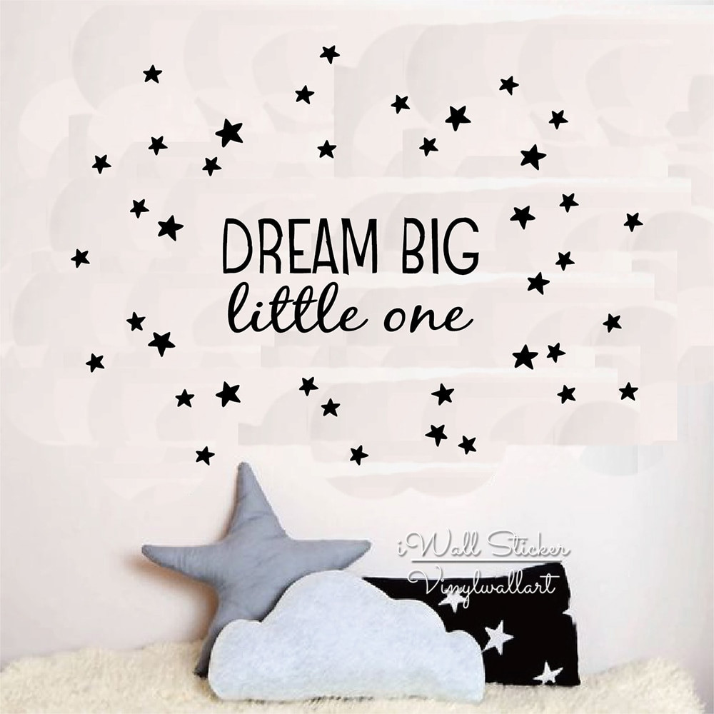 Children Dream Quotes
 Dream Big Little e Quote Wall Sticker Kids Wall Quotes