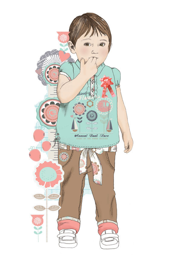 Children Fashion Illustration
 Fashion Illustration Kids and Baby on Behance