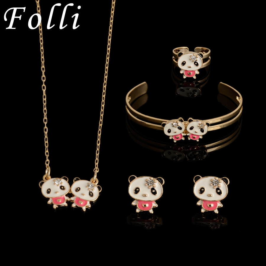 Children Fashion Jewelry
 2016 Fashion Baby Kids Jewelry Sets Necklace Earrings