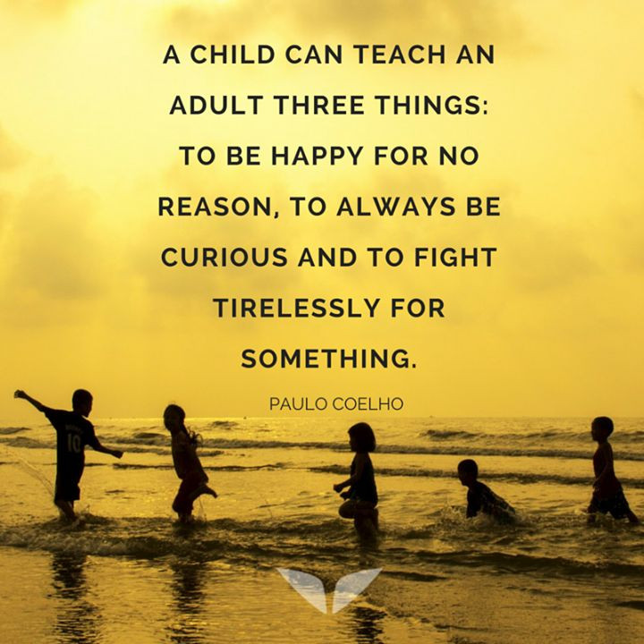 Children Friendship Quotes
 A child can teach us 3 things Bell House Nursery