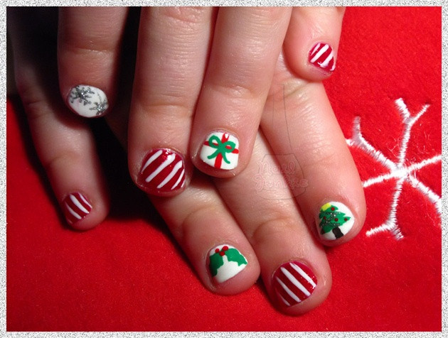 Children Nail Designs
 Kid Christmas Nails Nail Art Gallery