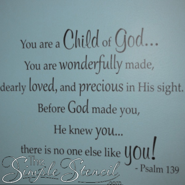 Children Of God Quote
 Pin on Girl s Room Wall Quotes & Pretty Simple Stencil Decals