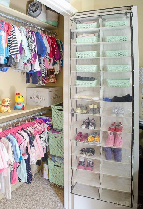 Children Shoe Storage
 Reach In Closet Organization for Kids Polished Habitat