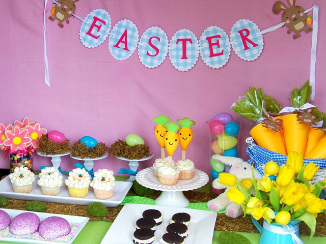 Children'S Easter Party Ideas
 An Affordable Easter Sweets Table with Guest Cupcake