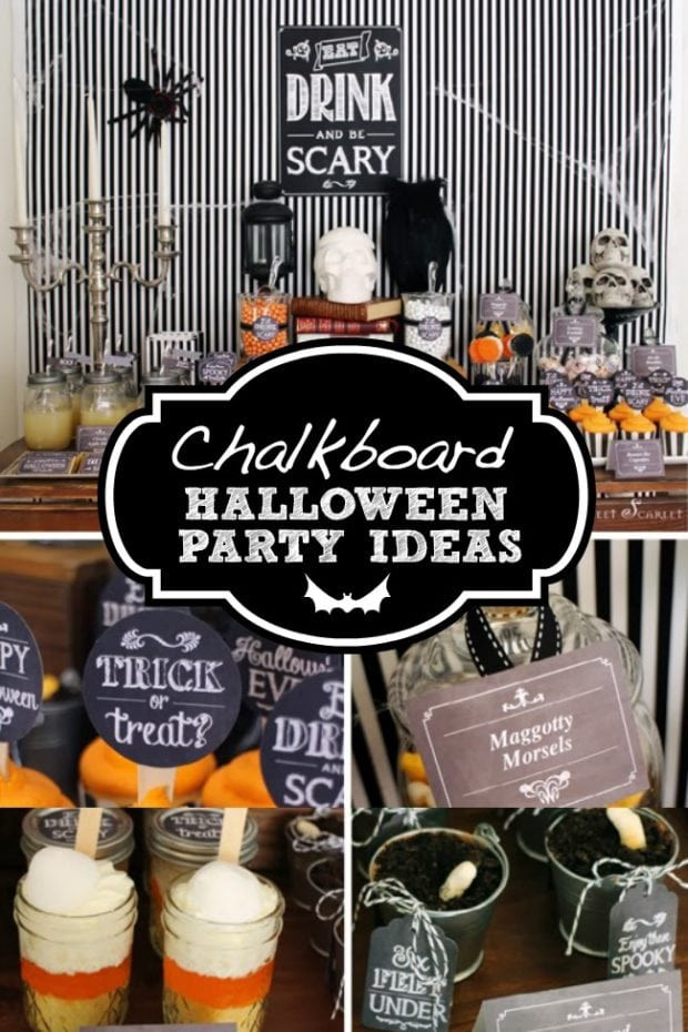 Children'S Halloween Party Ideas
 Eat Drink and Be Scary Halloween Dessert Table