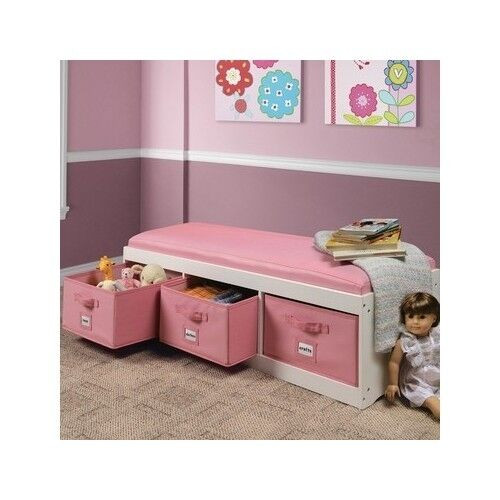 Childrens Storage Furniture
 Kids Storage Bench Furniture Toy Box Bedroom Playroom