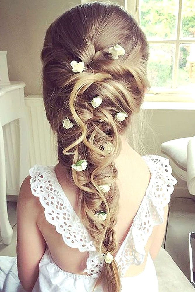 Childrens Wedding Hairstyles
 33 Cute Flower Girl Hairstyles 2017 Update