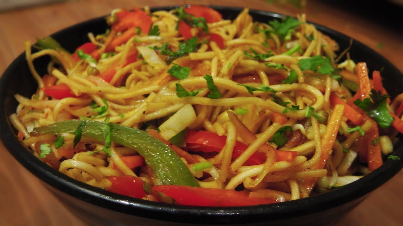 Chinese Noodle Recipes
 Veg Hakka Noodles Recipe Indo Chinese Cuisine