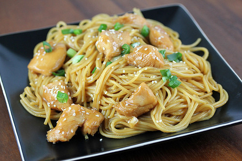 Chinese Noodle Recipes
 Chinese Chicken with Noodles Recipe