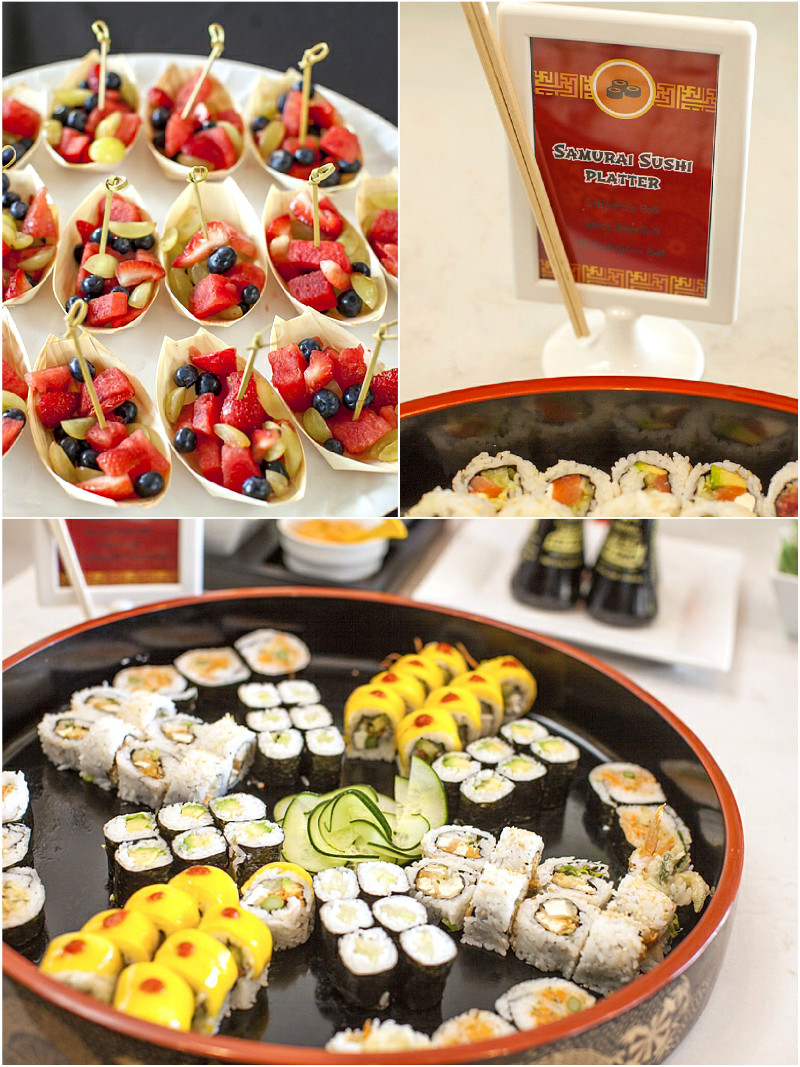Chinese Party Food Ideas
 A Japanese Origami Dojo Ninja Birthday Party Party Ideas