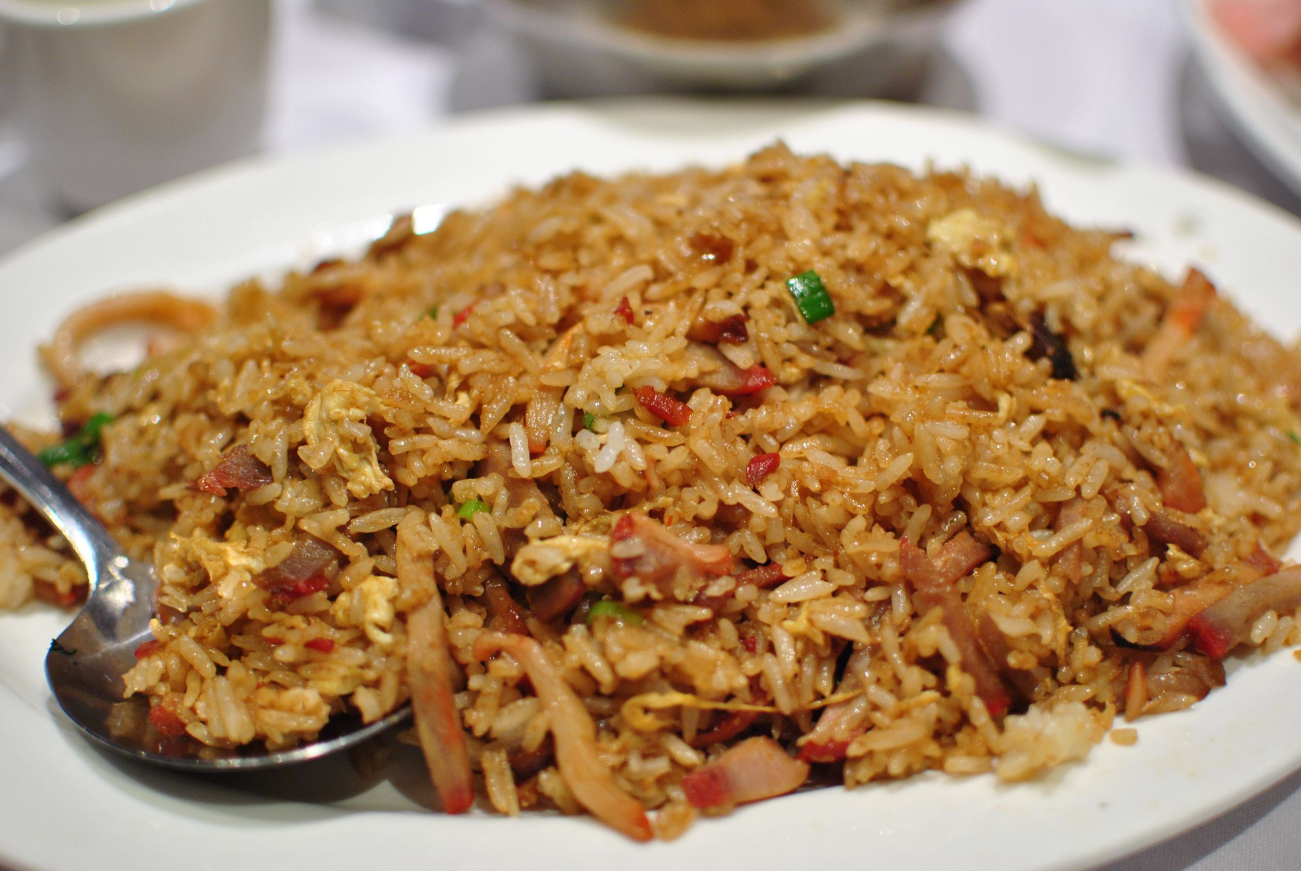 Chinese Pork Fried Rice Recipe
 Fried Rice Two Fat Bellies