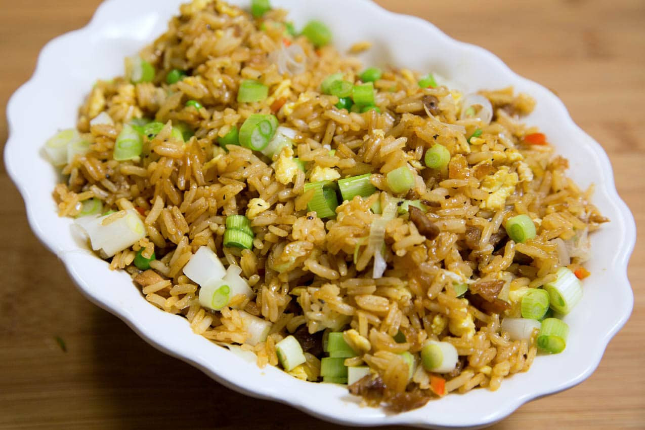 Chinese Pork Fried Rice Recipe
 Pork Fried Rice and Chinese Barbecued Pork Chef Dennis