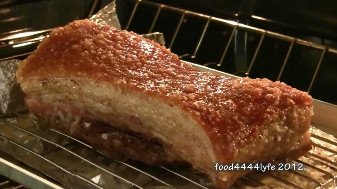 Chinese Roast Pork Belly Recipes
 HD RECIPE Home Made Chinese Roasted Pork Belly 脆皮燒肉