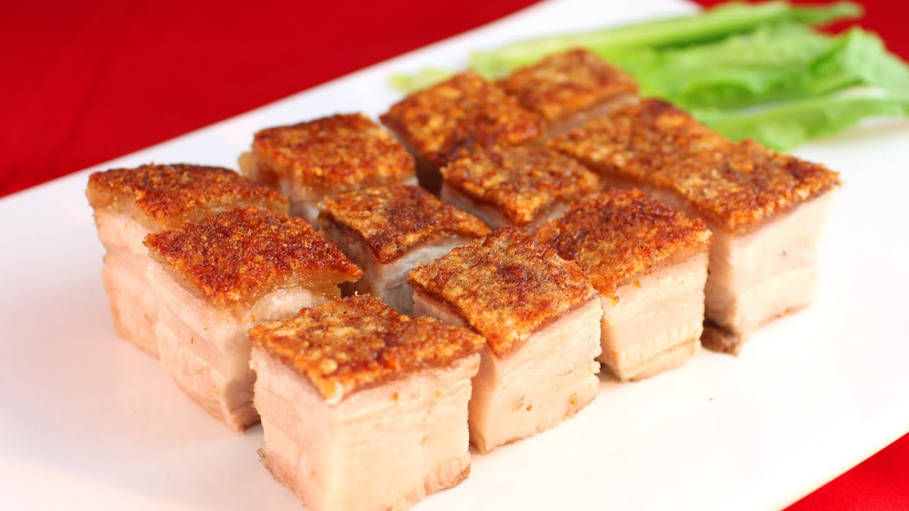 Chinese Roast Pork Belly Recipes
 Roasted Pork Belly Recipe 家庭製做脆皮燒肉