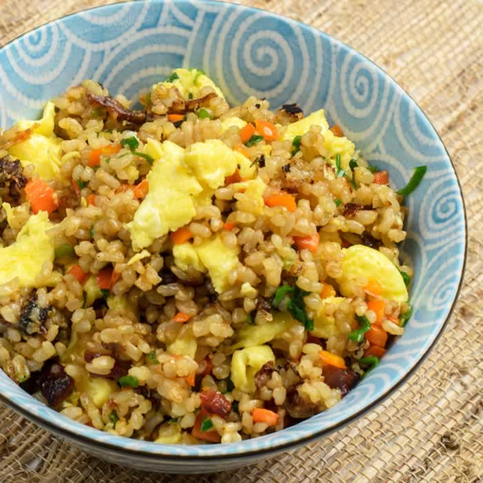 Chinese Sausage Fried Rice
 Home Style Chinese Fried Rice