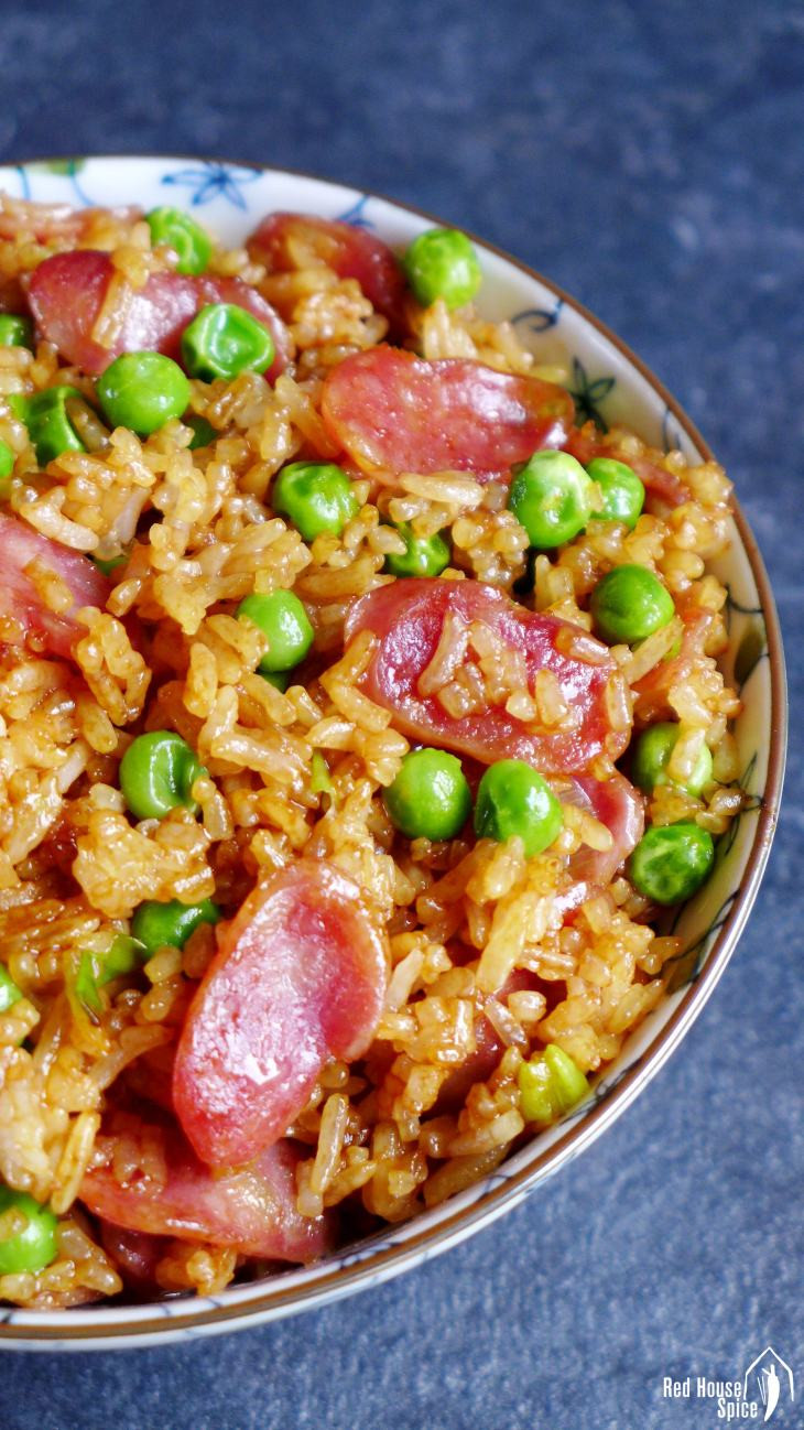 Chinese Sausage Fried Rice
 Chinese sausage fried rice 腊肠炒饭 – Red House Spice