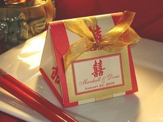 Chinese Wedding Favors
 ASIAN CHINESE wedding origami favor boxes any by shadow