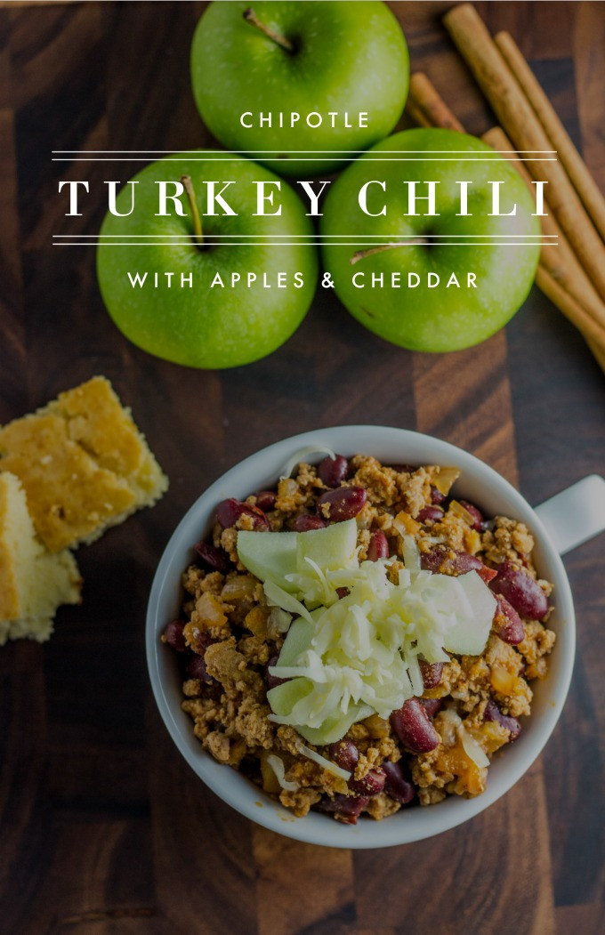 Chipotle Turkey Chili
 Chipotle Turkey Chili with Apples and Cheddar Catz in