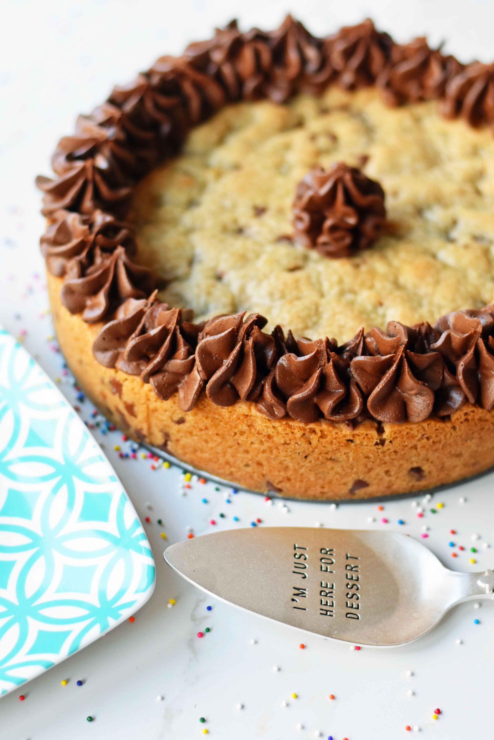 Chocolate Chip Birthday Cake Recipe
 Chocolate Chip Cookie Cake – Modern Honey