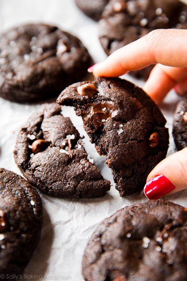 Chocolate Chip Cookies Recipe With Baking Powder
 Salted Dark Chocolate Cookies