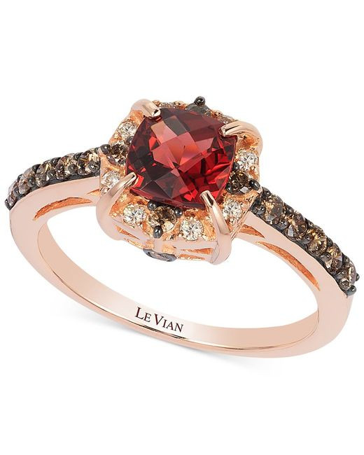 Chocolate Diamond Rings For Sale
 Le vian Chocolate By Petite Garnet 1 1 6 Ct T w And