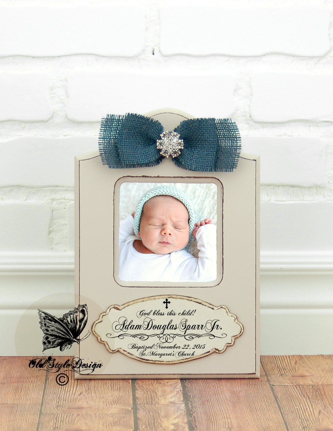Christening Gifts For Baby Boy
 Baptism Gift BOY Christening Gift Boy by OldStyleDesignFrames