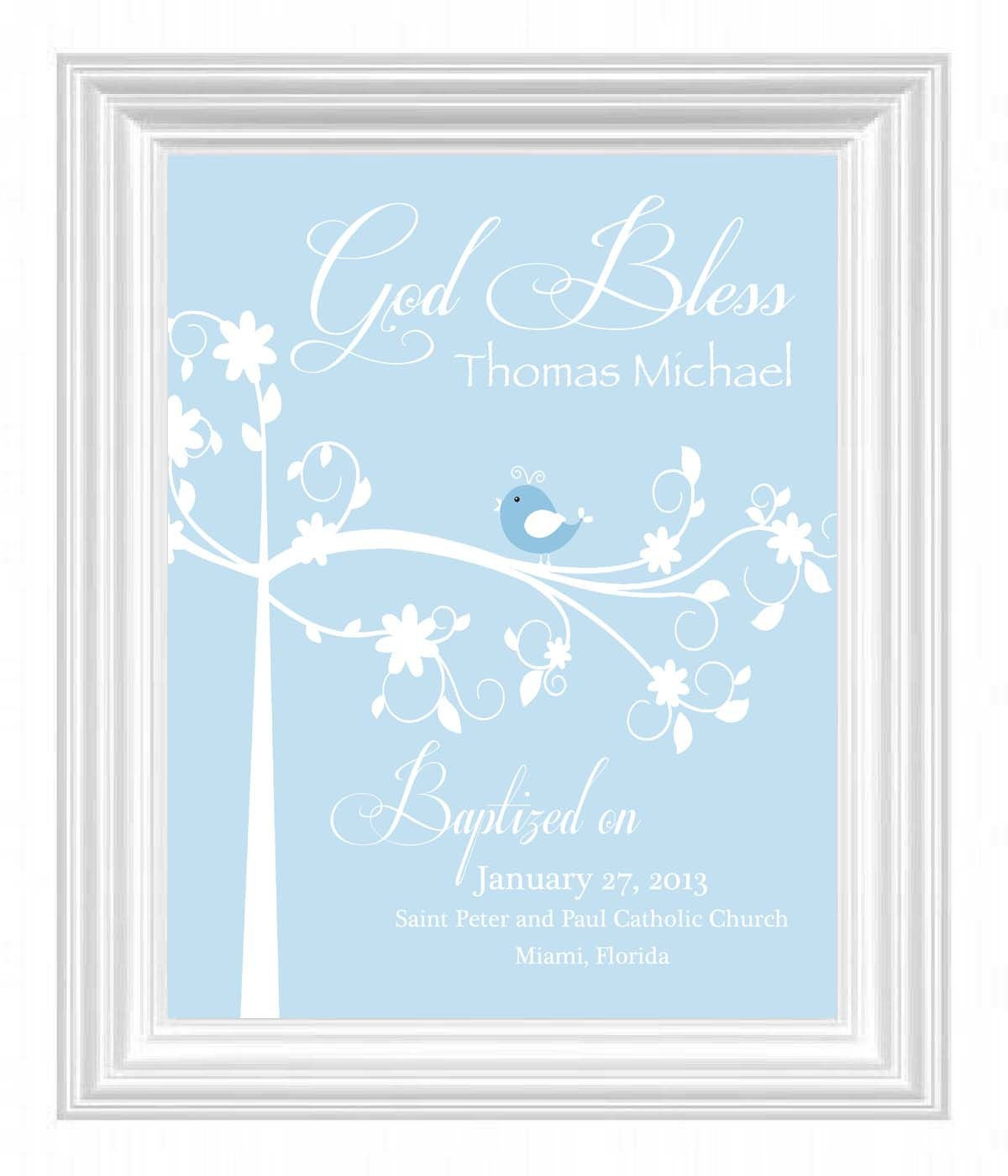 Christening Gifts For Baby Boy
 Christening Gift Baptism Gift Baby Boy Personalized Print