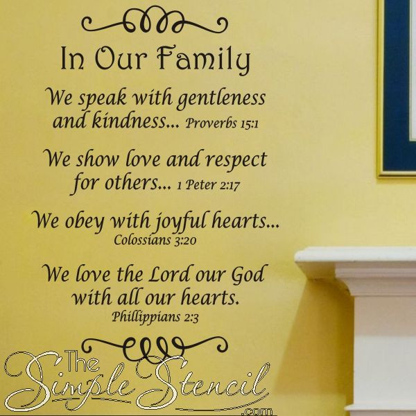 Christian Family Quotes
 119 best Christian Wall Words images on Pinterest