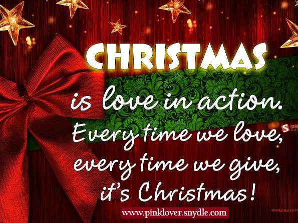Christmas And Love Quotes
 Christmas Quotes and Sayings 2016 Pink Lover