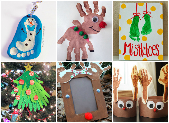 Christmas Art And Craft Ideas For Toddlers
 21 Handprint and Footprint Christmas Crafts I Heart Arts