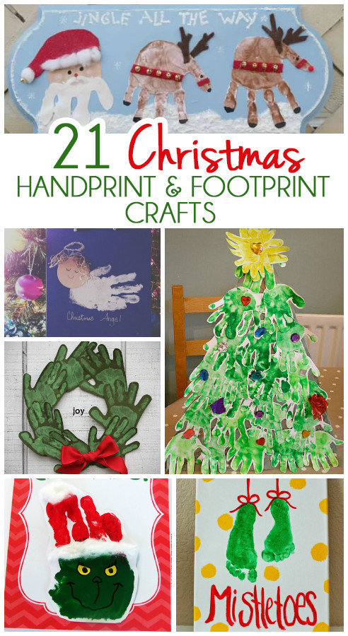Christmas Art And Craft Ideas For Toddlers
 21 Handprint and Footprint Christmas Crafts