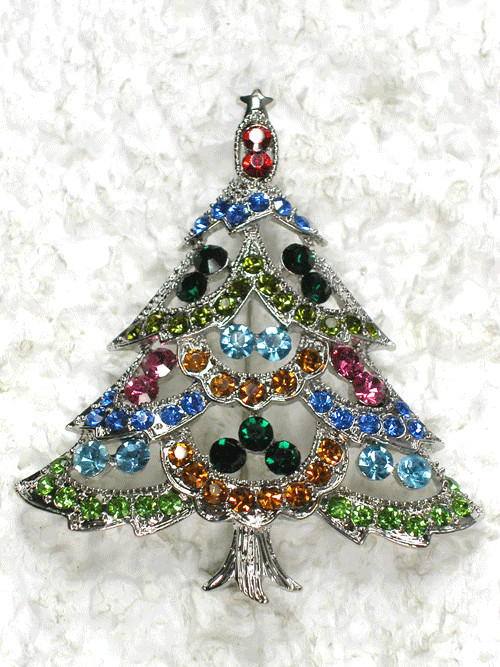 Christmas Brooches
 50 PCS CHRISTMAS TREE PINS BROOCHES WHOLESALE BULK LOT 1